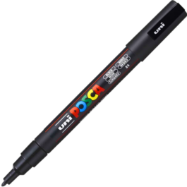 Marker UNI PC-3M 0. 9-1. 3 mm negru Posca