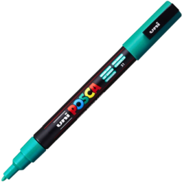 Marker UNI PC-3M 0. 9-1. 3 mm verde smarald Posca M628