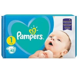 Pampers Active Baby Nr. 1, 2-5 kg, 43 bucati