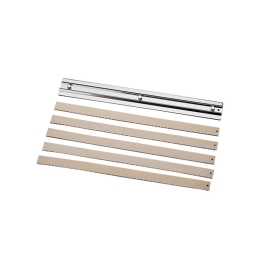 Dispozitiv pentru decorat,  5 lame cauciuc, inox