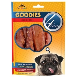4Dog Goodies Recompense Soft Chicken Strips, 100g