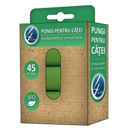 4Dog Pungi igienice biodegradabile 3buc.