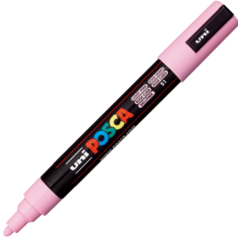 Marker UNI PC-5M 1. 8-2. 5 mm roz deschis Posca