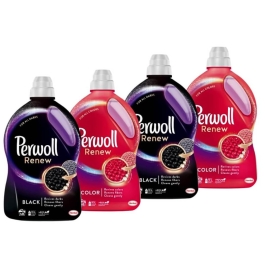 Pachet Detergent lichid Perwoll Renew Color + Black, 192 spalari, 4x 2.88L
