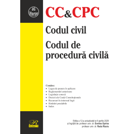 Codul civil. Codul de procedura civila. Editia a 12-a actualizata la 6 aprilie  2025 - Evelina Oprina, Radu Rizoiu