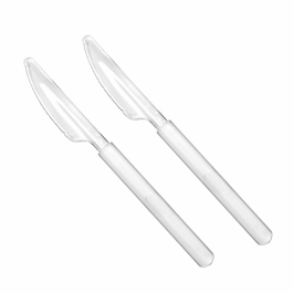 Set 50 cutite, din plastic transparent