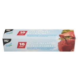 Set 24 pungi pentru congelare, grosime 35 microni, capacitate 10 litri