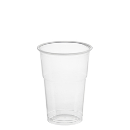 Set 50 pahare PET, unica folosinta, capacitate 250ml, plastic transparent