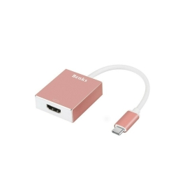 Adaptor USB-C HDMI Benks ROSE GOLD
