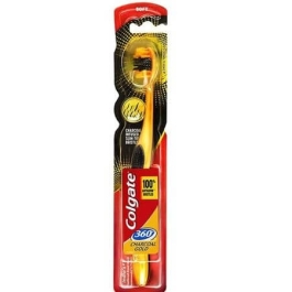 Colgate Periuta de dinti 360 Charcoal Gold Soft Compact Head