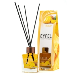 Odorizant camera cu betisoare aroma de ANANAS 120 ml, Eyfel 