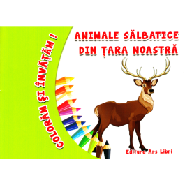 Coloram si invatam! Animale salbatice din tara noastra - Adina Grigore