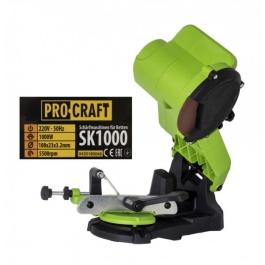 Procraft SK1000, Aparat de ascutit lant drujba , 1 kw, panza 105 mm, 5000 rotatii/minut