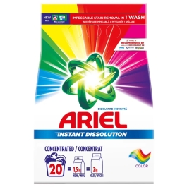 Ariel Detergent pudra pentru haine/rufe Color, 20 spalari, 1.5 kg