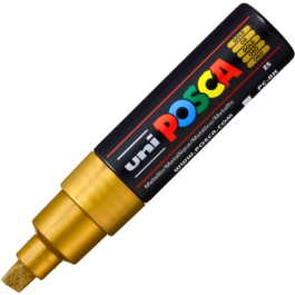 Marker UNI PC-8K 8. 0 mm varf tesit auriu Posca