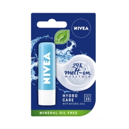 Balsam de buze Hydro Care cu Uleiuri naturale, 5.5 ml, Nivea