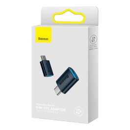 Adaptor Baseus Ingenuity Series Mini OTG, USB-C la USB 3.1 Albastru