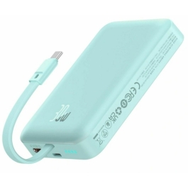 Baterie externa Baseus Magnetic Mini Wireless, 10000mAh 30W, Incarcare rapida, USB-C Albastru deschis