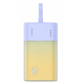 Baterie externa Baseus Popsicle 5200 mAh, 20W, cablu Lightning incorporat, pentru Apple iPhone Violet