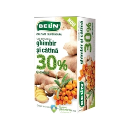 Belin Ceai de fructe cu ghimbir si catina, 20x9g	