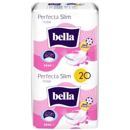 Bella Absorbante Perfecta Slim Extra Soft Duo Rose, 20 bucati
