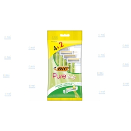 BIC PURE LADY APARAT RAS DAMA 3LAME 4+2BUC