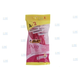 BIC PURE LADY PINK APARAT RAS DAMA 3LAME 4+2BUC