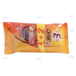 BIC3 SENSITIVE APARAT RAS BARBATI 3LAME 4+2BUC