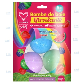 BOMBE DE BAIE EFERVESCENTE PENTRU COPII 3BUC/SET EASY00137