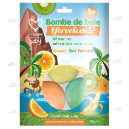 BOMBE DE BAIE EVERFESCENTE PENTRU COPII 3BUC/SET EASY00182