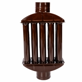 Burlan pentru soba pe lemne, 120mm, maro