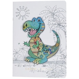 Caiet A5 de desen Kook Enfants Dino Kiub