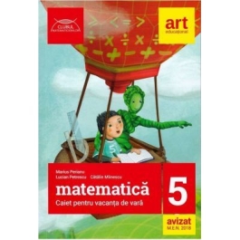 Matematica caiet pentru vacanta de vara clasa a 5-a. Clubul matematicienilor (Editia 2019) - Marius Perianu