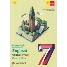 Limba moderna 1. Engleza studiu intensiv. Caietul elevului pentru clasa a 7-a. Eyes Open 2 - Vicki Anderson Cristina Rusu