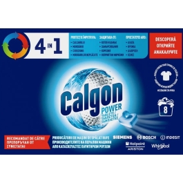 Tablete anticalcar 4 in 1 Power, 8 buc, Calgon