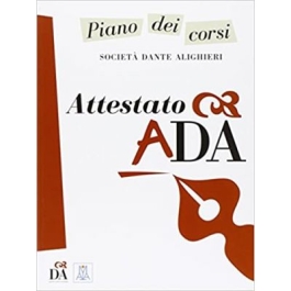 Attestato ADA (libro)/Certificat ADA (carte) - Società Dante Alighieri