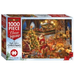 Puzzle Christmas 1000-Piece Jigsaw. The Night Before Christmas