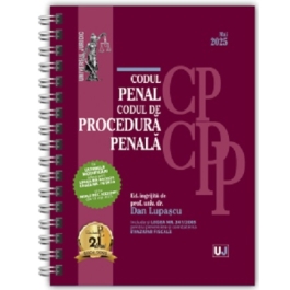 Codul penal si Codul de procedura penala mai 2025. Editie spiralata, tiparita pe hartie alba - Dan Lupascu