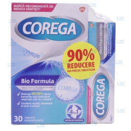 COREGA CREMA ADEZIVA ULTRA FIXARE+BIO FORMULA TABLETE 30BUC