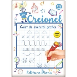 Creionel. Caiet de exercitii grafice 5-6 ani