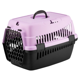 Cusca transport animale, violet-negru, 49x35x32.5cm, 4 Dog Deluxe