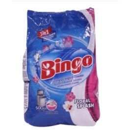 BINGO DETERGENT PUDRA MANUAL 500G WHITE&COLOR