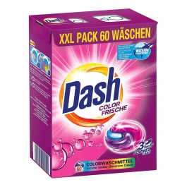 Detergent capsule color, 60 spalari, 1590 g, Dash