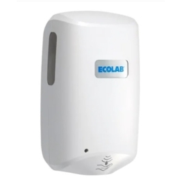 Ecolab Nexa Compact White Touch-Free Dispenser/Dozator pentru sapun lichid/ dezinfectant manual, plastic alb, 750 ml