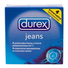 DUREX PREZERVATIVE JEANS 4BUC/SET