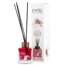 Odorizant camera cu betisoare aroma de BUCHET FLORAL 120 ml, Eyfel 