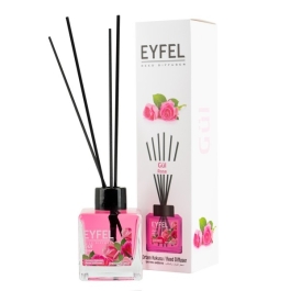 Odorizant camera cu betisoare aroma de TRANDAFIR 120 ml, Eyfel
