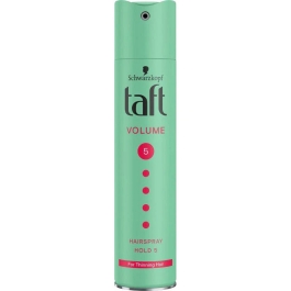 Taft Fixativ Volume, For Thinning Hair 5, 250 ml
