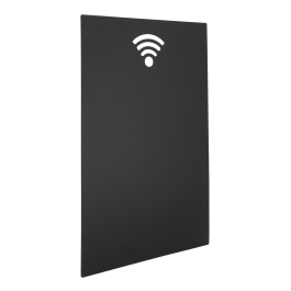 Tabla neagra, forma WiFi, dimensiuni 250x3x380hmm