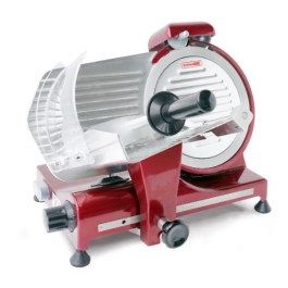 Feliator Hendi Profi Line 220, Rosu, 320 W, 485x420x(H)395 mm, Inox, grosime de taiere reglabila de la 0 la 12 mm